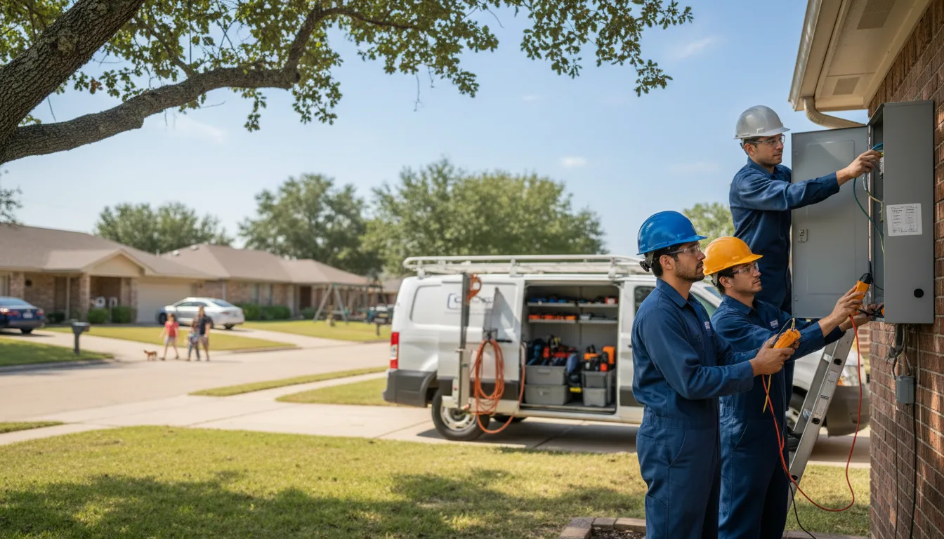 Certified electrician providing emergency electrical services in Luna, NM